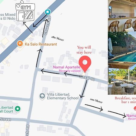 Namal Apartelle - Free Scooter & Gym Access Эль-Нидо Экстерьер фото